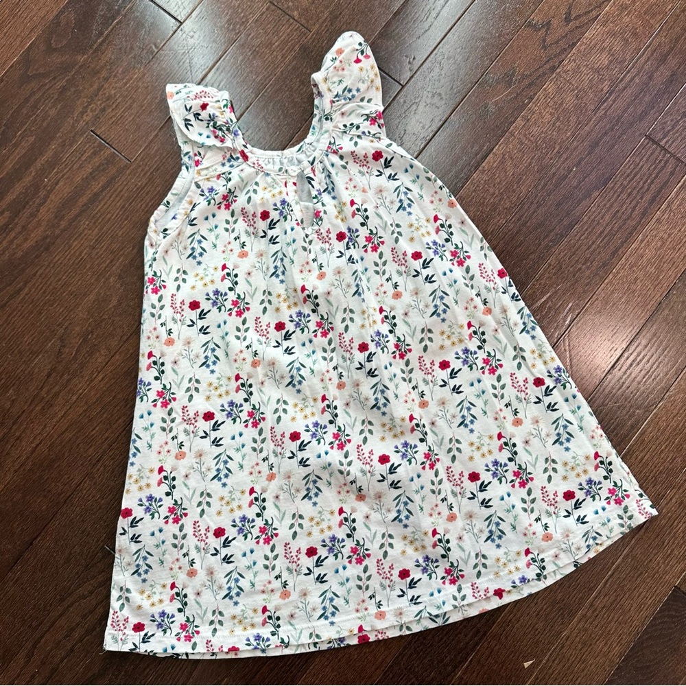 Floral Sleeveless Dress - Picture 2 of 3